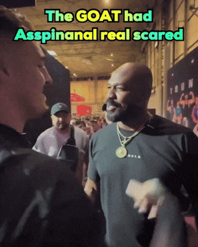 Man Talking To Another About Goat GIF