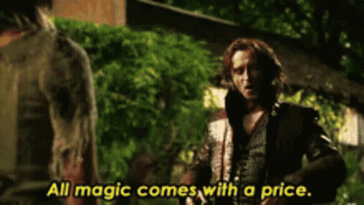 Man Talking To Another Man All Magic Comes With A Price GIF