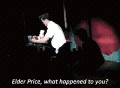 Man Talking To Another Man On Stage GIF