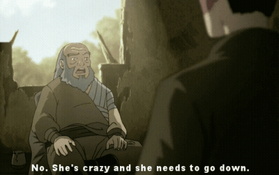 Man Talking To Another Man Saying No She's Crazy She Needs To Go Down GIF