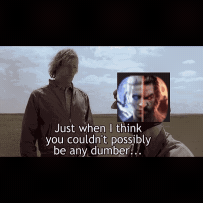 Man Talking To Another Man With Picture In Background GIF