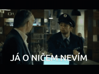 Man Talking To Police Officer Ja O Nicem Nevim GIF