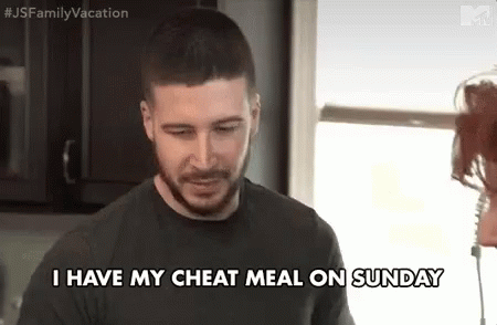 Man Talking to Woman Cooking