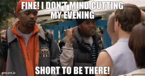 Man Talking To Woman Fine I Don't Mind GIF
