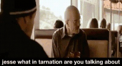 Man Talking To Woman In Diner Jesse What GIF