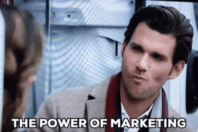 Man Talking To Woman The Power Of Marketing GIF