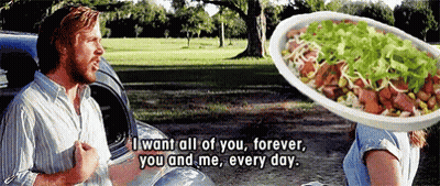 Man Talking To Woman With I Want All Of You Forever GIF