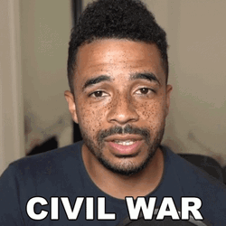 Man Talks About Civil War GIF