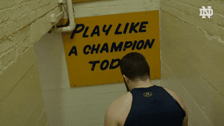 Man Tap Play The Like A Champion Logo GIF