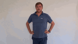 Man Tapping Wristwatch Delay GIF