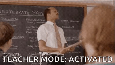Man Teaching Vertebrate System GIF