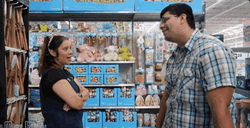 Man Teasing At Walmart Funny GIF