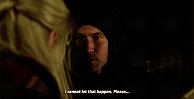 Man Tells Woman I Cannot Let That Happen Please GIF