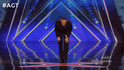 Man Thank You Bow On America's Got Talent GIF