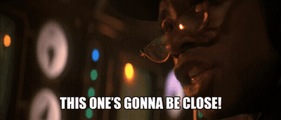 Man This One's Gonna Be Close GIF