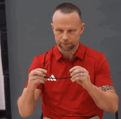 Man Throwing Basketball Saying Lets Go GIF