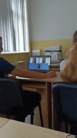 Man Throwing Computer GIF