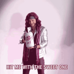 Man Throwing Diet Dr Pepper Can Forward GIF
