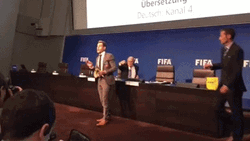 Man Throwing Money To Sepp Blatter GIF