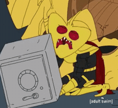 Man Thrown Out Of Safe Adult Swim GIF