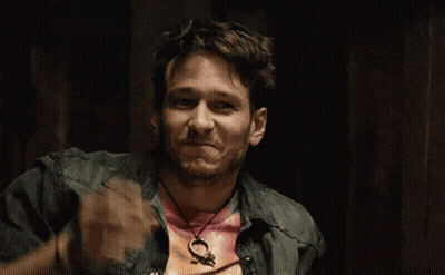Man Tie Dye Shirt Necklace Funny Face GIF