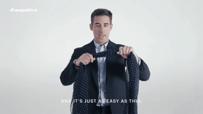 Man Tie It's Just As Easy As This GIF