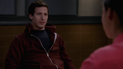Man Tongue Out Talking To Woman GIF