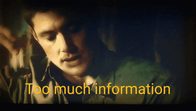 Man Too Much Information GIF
