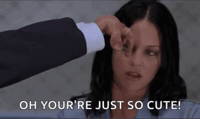 Man Touching Woman Forehead You're So Cute GIF