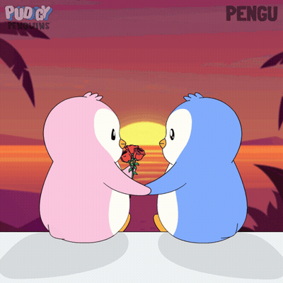 Man Touching Woman's Nose With Fist GIF