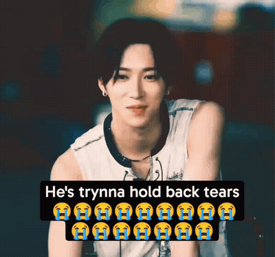 Man Trying To Hold Back Tears GIF