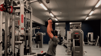 Man Using Gym Machine GIF