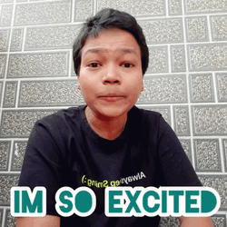 Man Uttering I'm So Excited Meme GIF