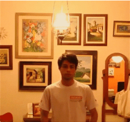 Man Vanishes With Magic Trick GIF