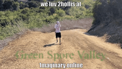 Man Walking Dirt Road We Luv 2 Hollis At Green Spore Valley Imaginary Online GIF