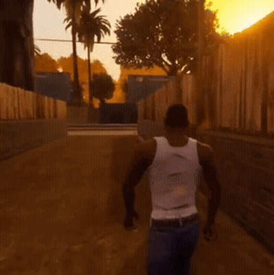 Man Walking Down Dirt Road Monday GIF