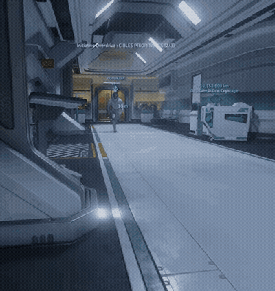 Man Walking In Hallway Initially Overdrive GIF