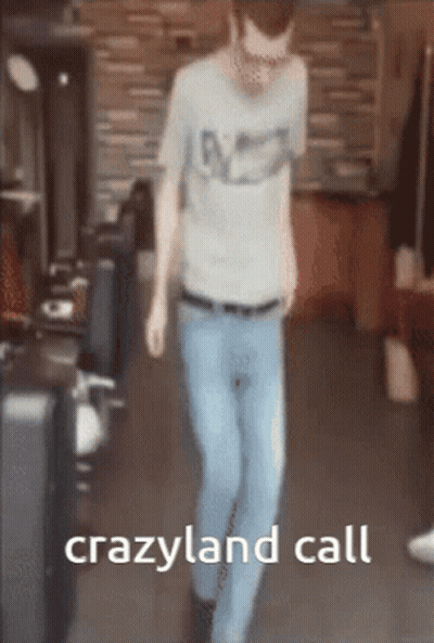 Man Walking In Room Crazyland Call GIF