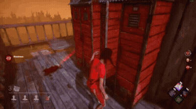 Man Walking On Deck With Blood GIF