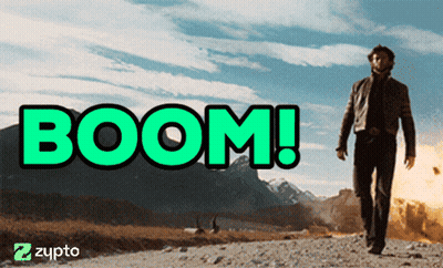 Man Walking On Dirt Road With Green Boom GIF