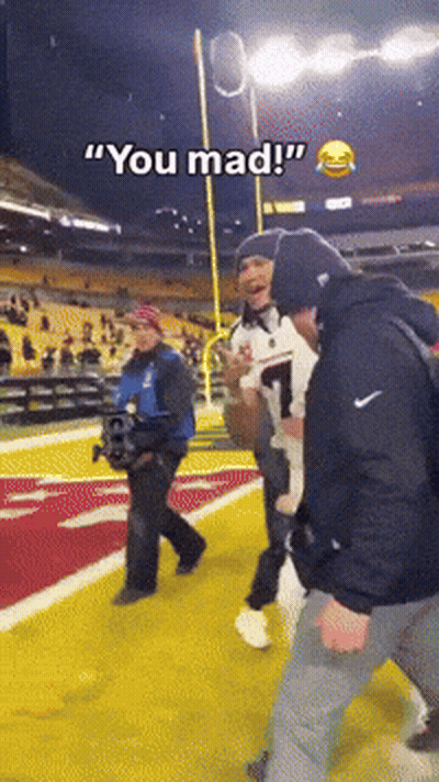 Man Walking On Field You Mad GIF