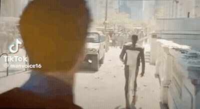 Man Walking Saying Okay Dokey We'll Go With That GIF