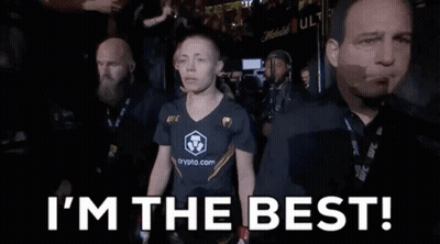 Man Walking Through Crowd Saying Im The Best GIF
