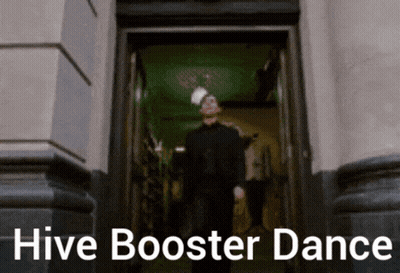 Man Walking Through Door Hive Booster Dance GIF