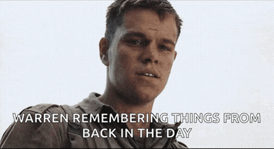 Man Warren Remembering Things Back In The Day GIF