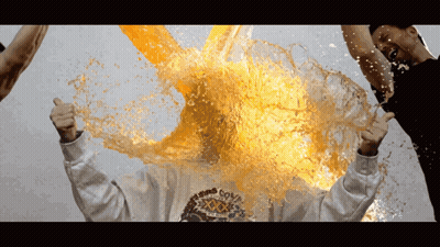 Man Watching Football Game Score DAL 40 0 NYG GIF