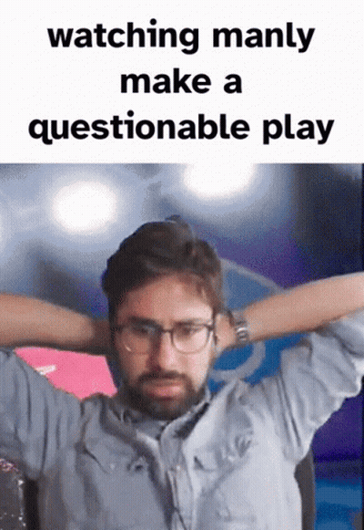Man Watching Questionable Play Hands Behind Head GIF