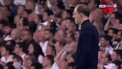 Man Watching Soccer Game On Sky Sports GIF