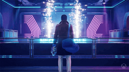 Man Watching Sparklers GIF