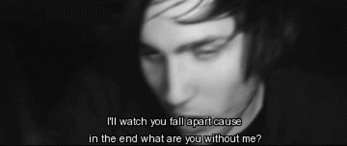 Man Watching You Fall Apart GIF